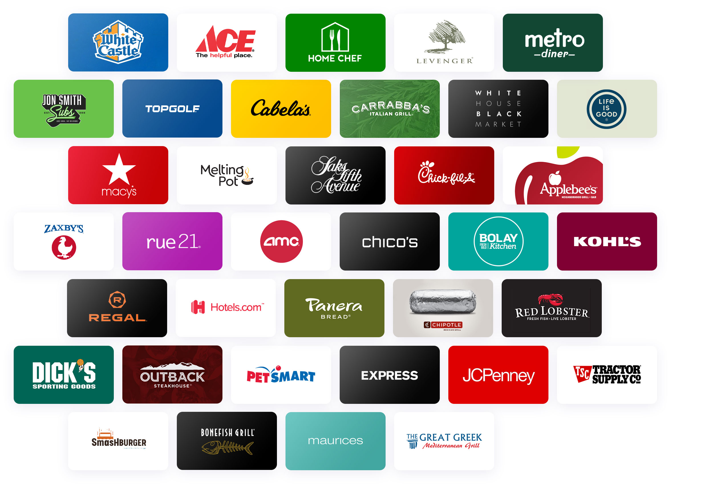 USA gift cards